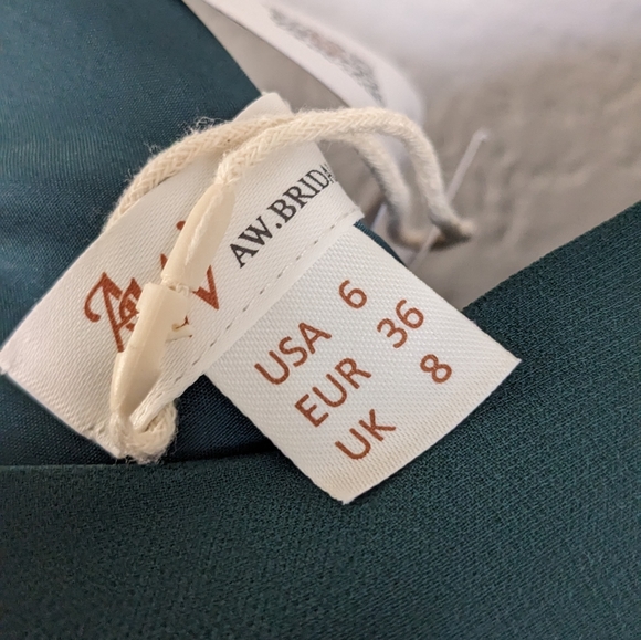 AW Gwyneth Bridesmaid Prom Formal Special Occasion Wedding Guest Dress, 6, Green - Picture 5 of 6